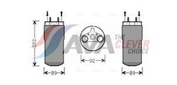 Filtre déshydratant, climatisation AVA QUALITY COOLING RTD556