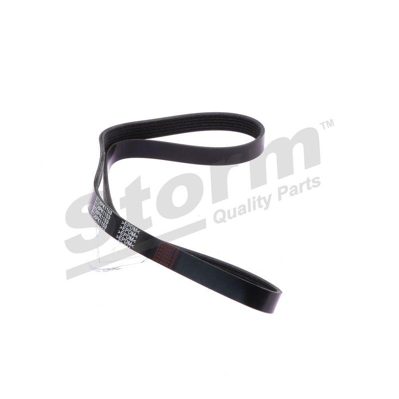 Courroie trapézoïdale à nervures STORM QUALITY PARTS STO6PK1153