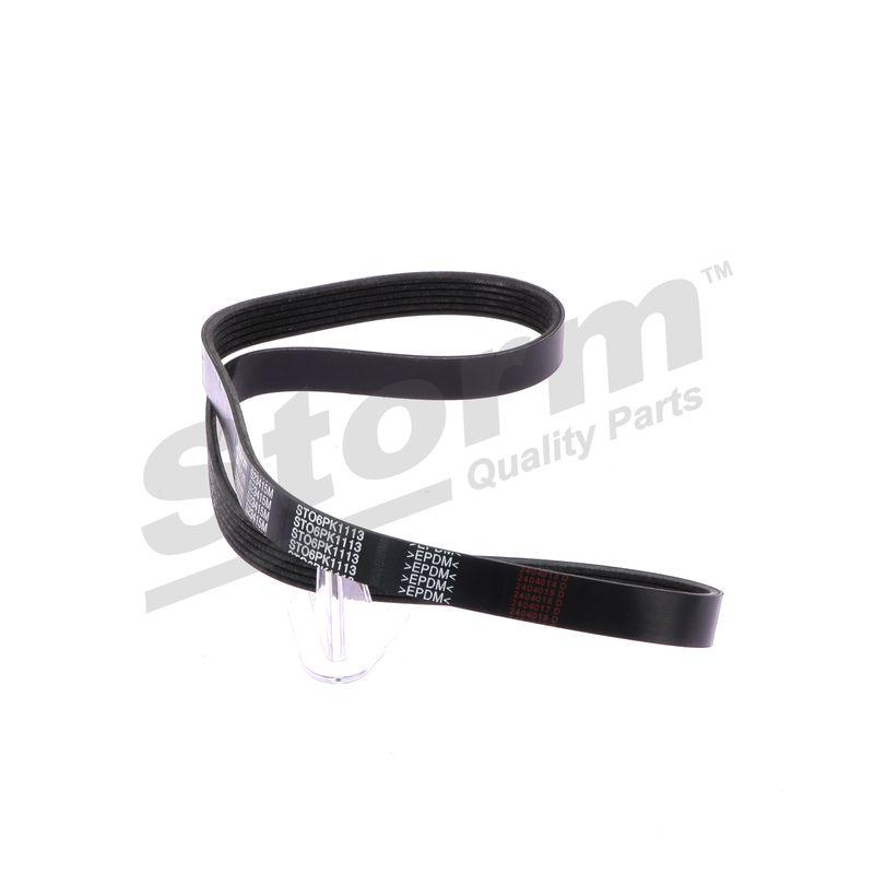 Courroie trapézoïdale à nervures STORM QUALITY PARTS STO6PK1113