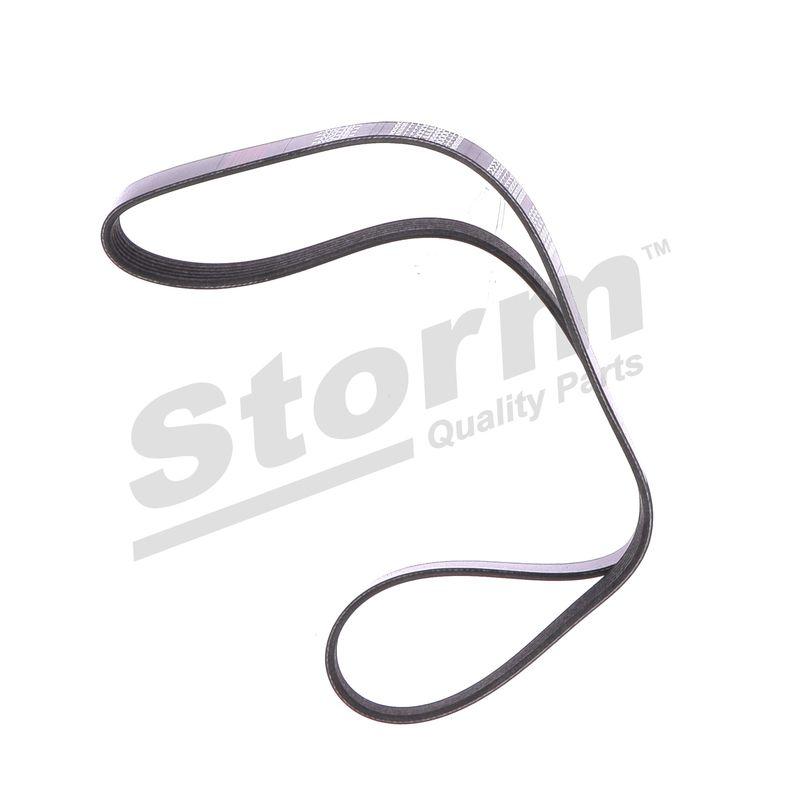 Courroie trapézoïdale à nervures STORM QUALITY PARTS STO6PK1125