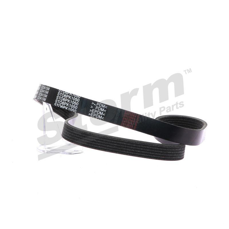 Courroie trapézoïdale à nervures STORM QUALITY PARTS STO6PK1050