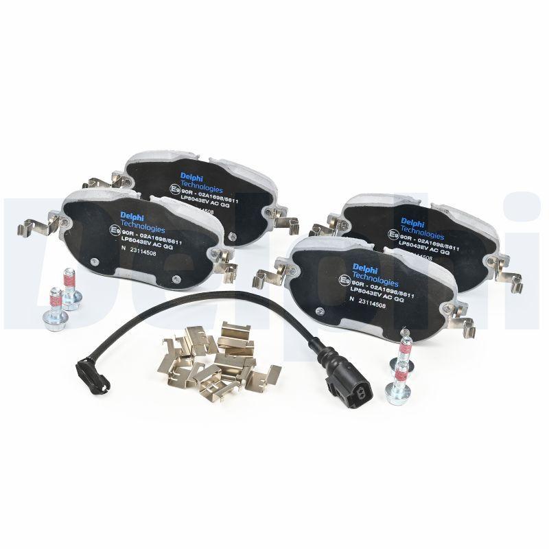 Kit de plaquettes de frein, frein à disque DELPHI LP5043EV