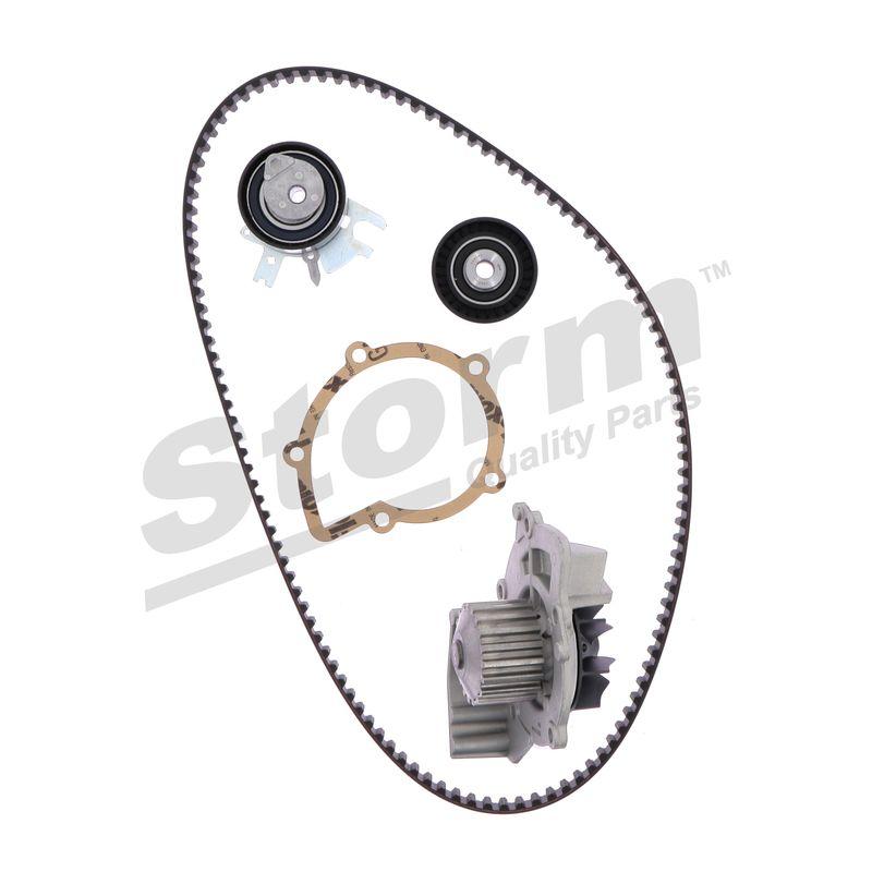 Pompe à eau + kit de courroie crantée STORM QUALITY PARTS 904595KP