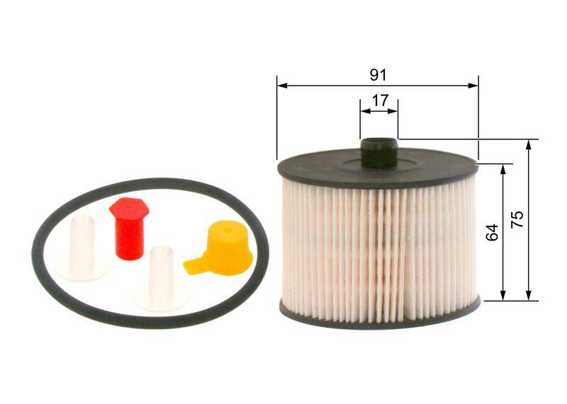 Filtre à carburant BOSCH 1 457 431 723