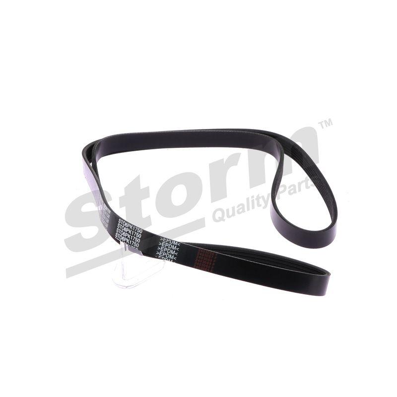 Courroie trapézoïdale à nervures STORM QUALITY PARTS STO6PK1750
