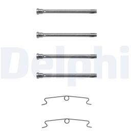 Kit d'accessoires, plaquette de frein à disque DELPHI LX0085