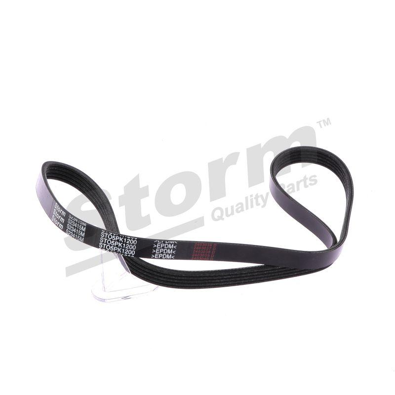 Courroie trapézoïdale à nervures STORM QUALITY PARTS STO5PK1200