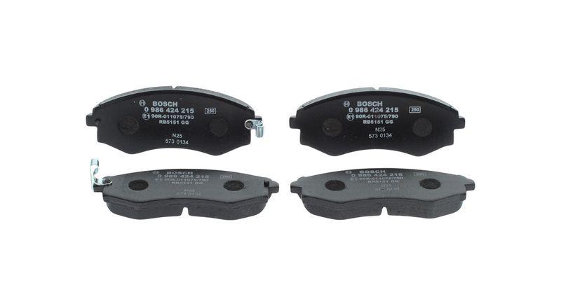 Kit de plaquettes de frein, frein à disque BOSCH 0986424215