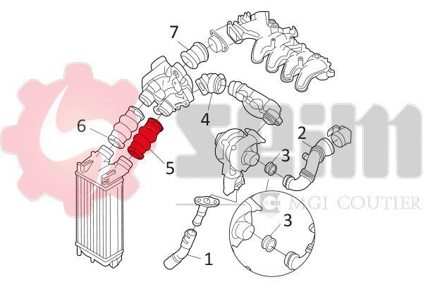 Gaine de suralimentation SEIM 981134