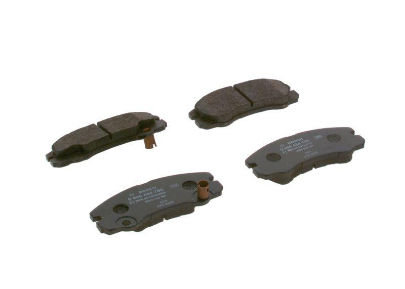Kit de plaquettes de frein, frein à disque BOSCH 0 986 424 760