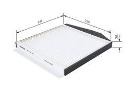 Filtre, air de l'habitacle BOSCH 1987435061