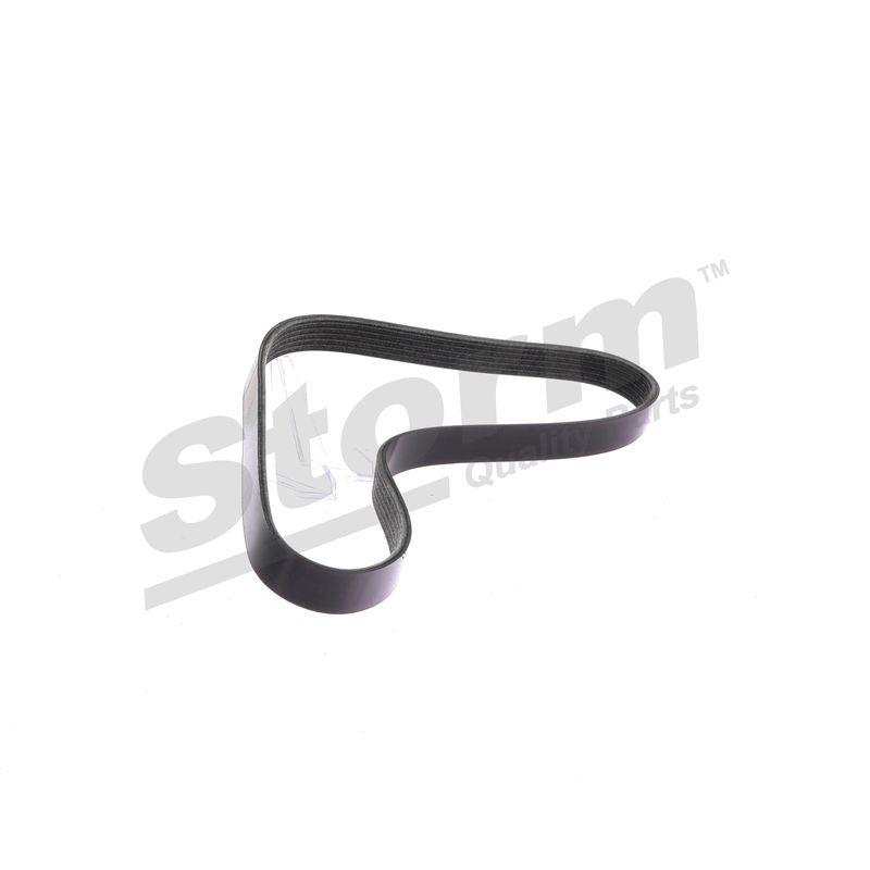 Courroie trapézoïdale à nervures STORM QUALITY PARTS STO6PK0975