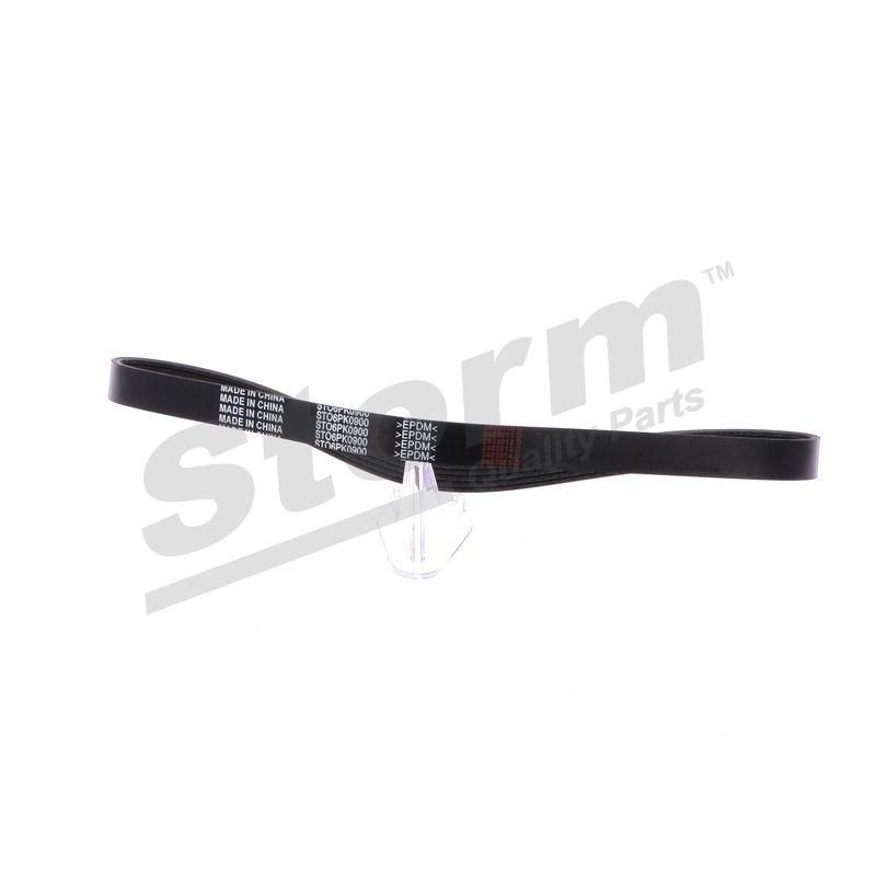 Courroie trapézoïdale à nervures STORM QUALITY PARTS STO6PK0900