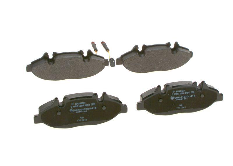 Kit de plaquettes de frein, frein à disque BOSCH 0 986 494 081