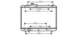 Radiateur, refroidissement du moteur AVA QUALITY COOLING SZA2083