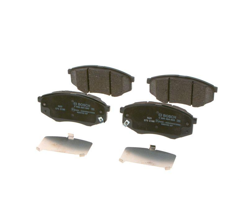 Kit de plaquettes de frein, frein à disque BOSCH 0 986 494 692