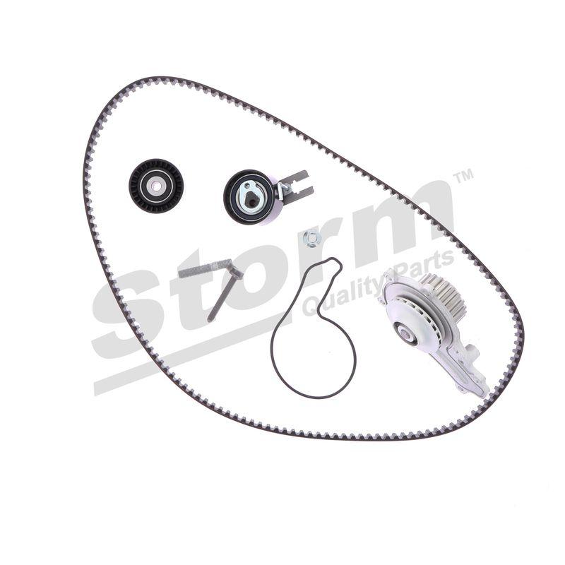 Pompe à eau + kit de courroie crantée STORM QUALITY PARTS 5550571KP