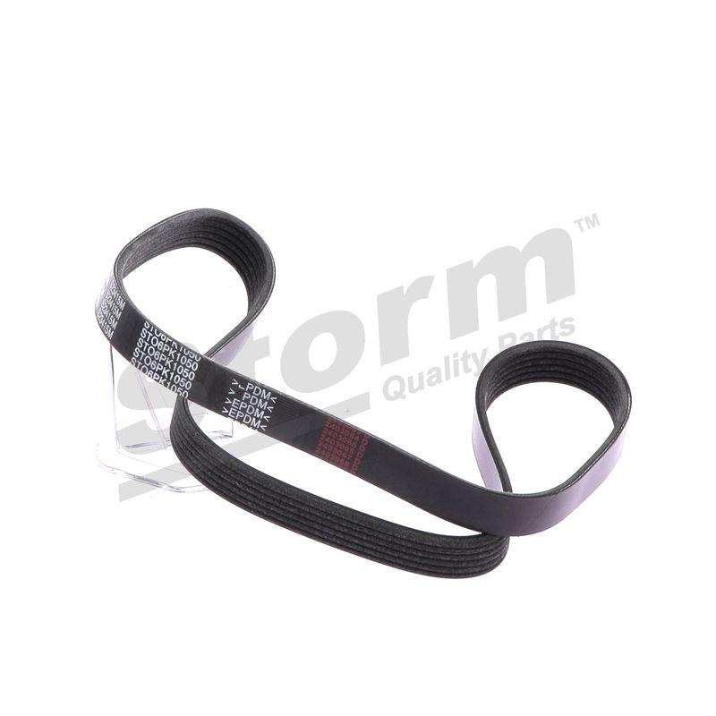 Courroie trapézoïdale à nervures STORM QUALITY PARTS STO6PK1050