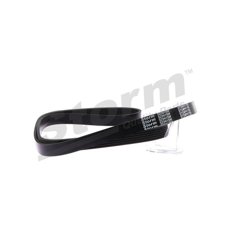 Courroie trapézoïdale à nervures STORM QUALITY PARTS STO6PK1750