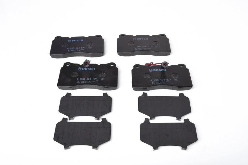 Kit de plaquettes de frein, frein à disque BOSCH 0986424577