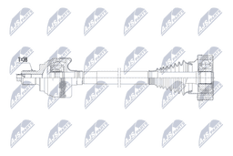 Arbre de transmission NTY NPW-VW-240