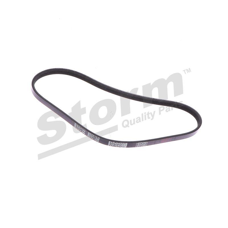 Courroie trapézoïdale à nervures STORM QUALITY PARTS STO4PK0698