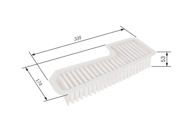 Filtre à air BOSCH F 026 400 158