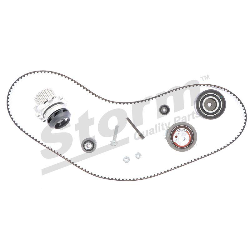 Pompe à eau + kit de courroie crantée STORM QUALITY PARTS 5550791KP