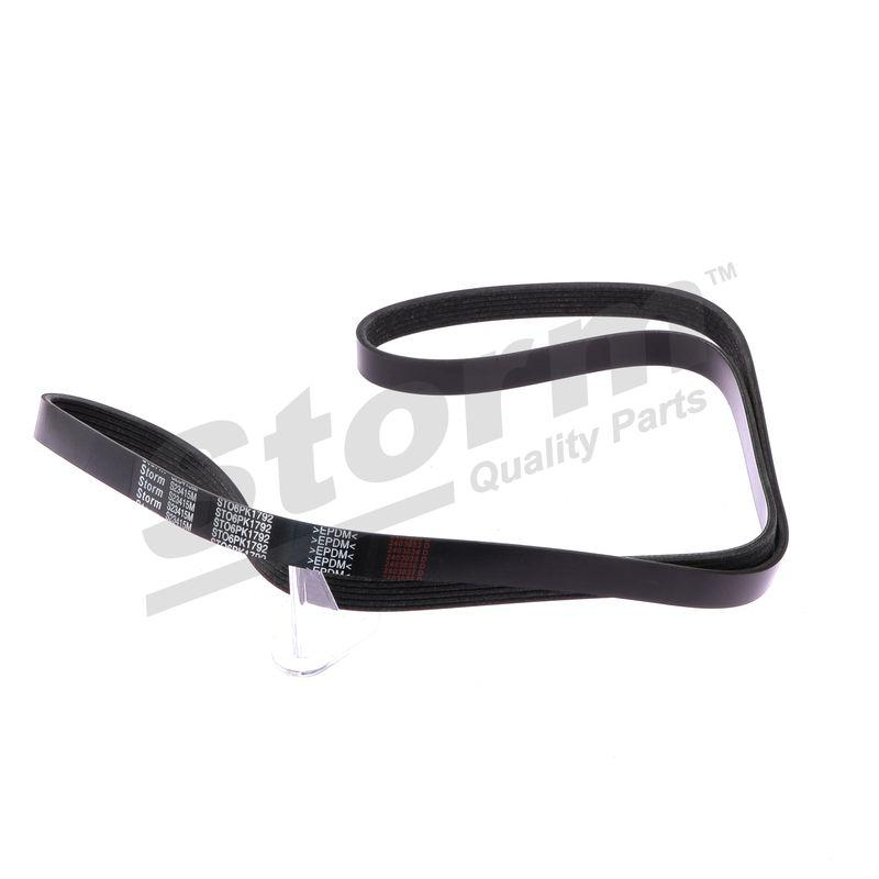 Courroie trapézoïdale à nervures STORM QUALITY PARTS STO6PK1792