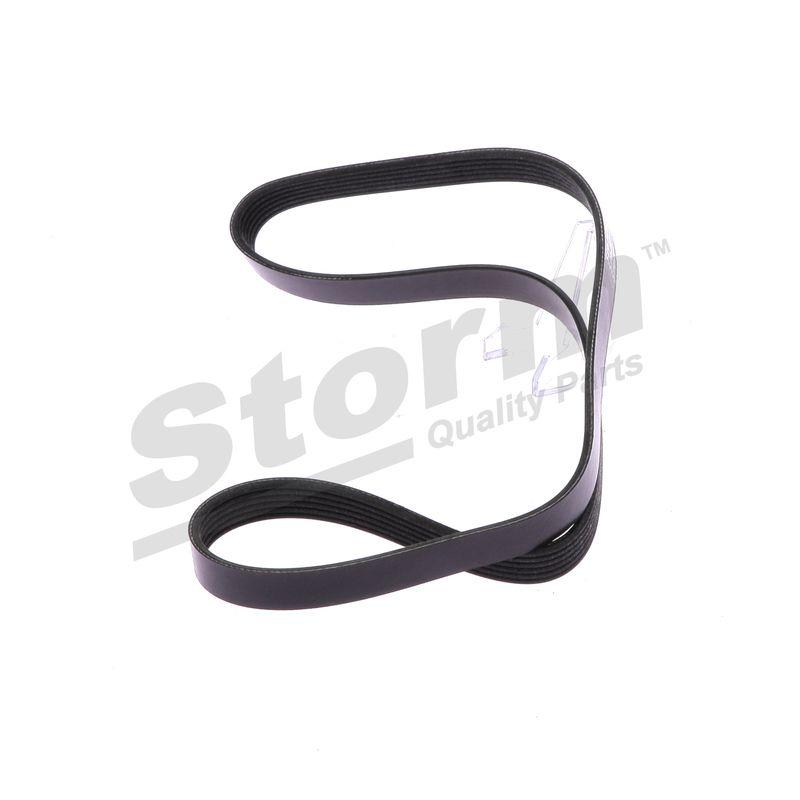 Courroie trapézoïdale à nervures STORM QUALITY PARTS STO6PK1125