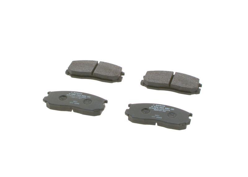 Kit de plaquettes de frein, frein à disque BOSCH 0 986 460 980