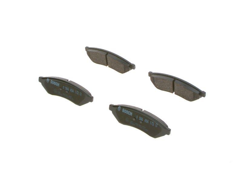 Kit de plaquettes de frein, frein à disque BOSCH 0 986 494 172