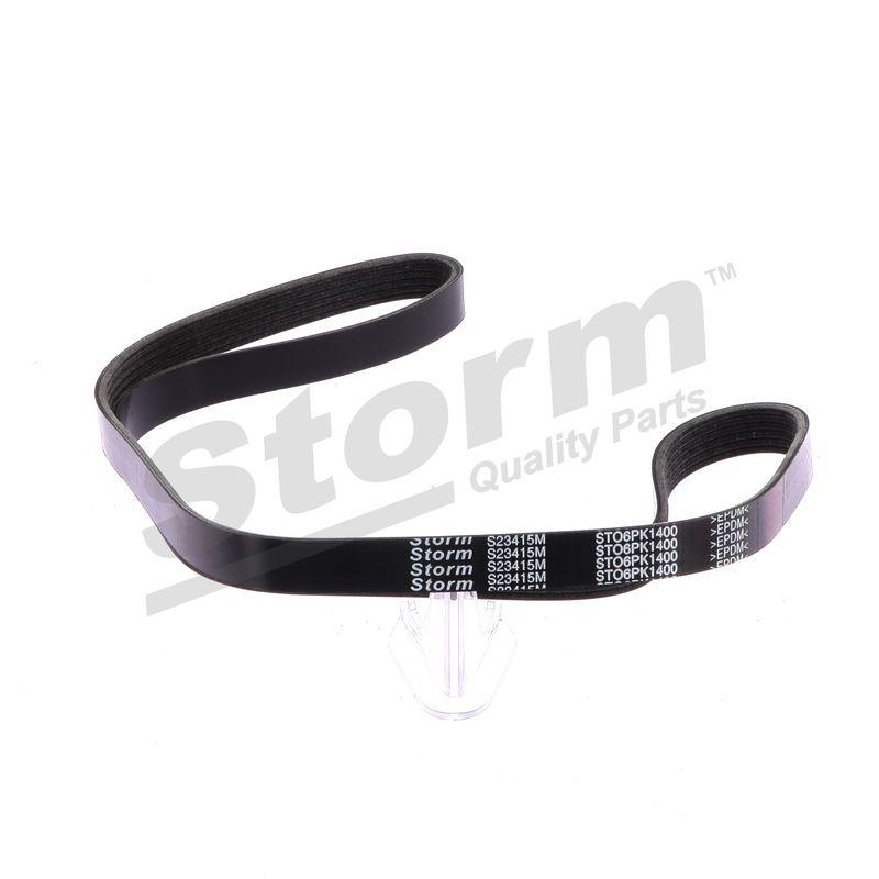 Courroie trapézoïdale à nervures STORM QUALITY PARTS STO6PK1400
