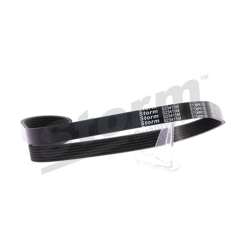 Courroie trapézoïdale à nervures STORM QUALITY PARTS STO6PK1125
