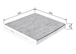 Filtre, air de l'habitacle BOSCH 1 987 435 551