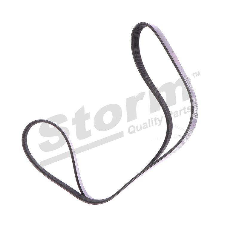 Courroie trapézoïdale à nervures STORM QUALITY PARTS STO6PK1125