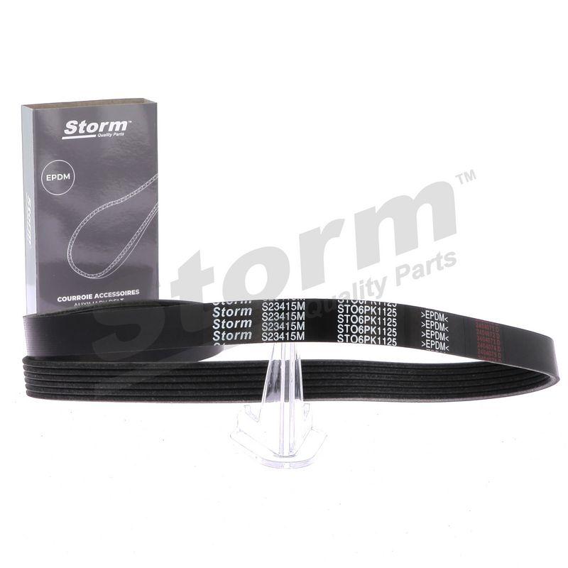 Courroie trapézoïdale à nervures STORM QUALITY PARTS STO6PK1125