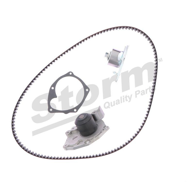 Pompe à eau + kit de courroie crantée STORM QUALITY PARTS 904509KP