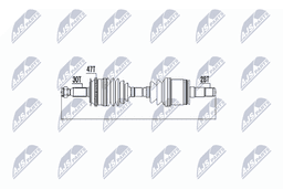 Arbre de transmission NTY NPW-MS-000