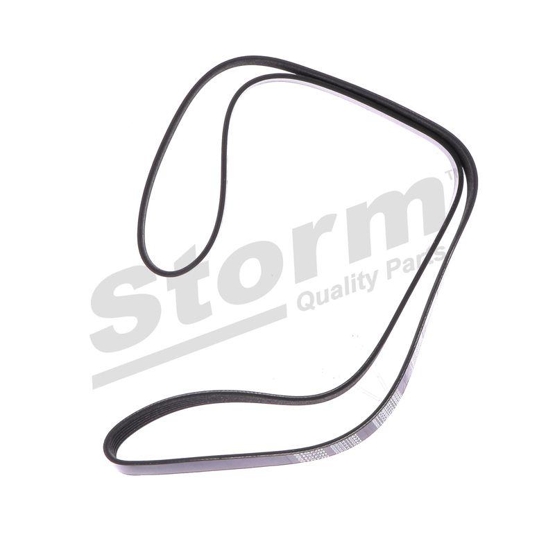 Courroie trapézoïdale à nervures STORM QUALITY PARTS STO6PK1638