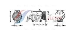 Compresseur, climatisation AVA QUALITY COOLING RTAK069