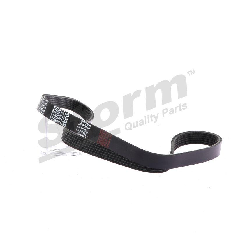 Courroie trapézoïdale à nervures STORM QUALITY PARTS STO6PK1183