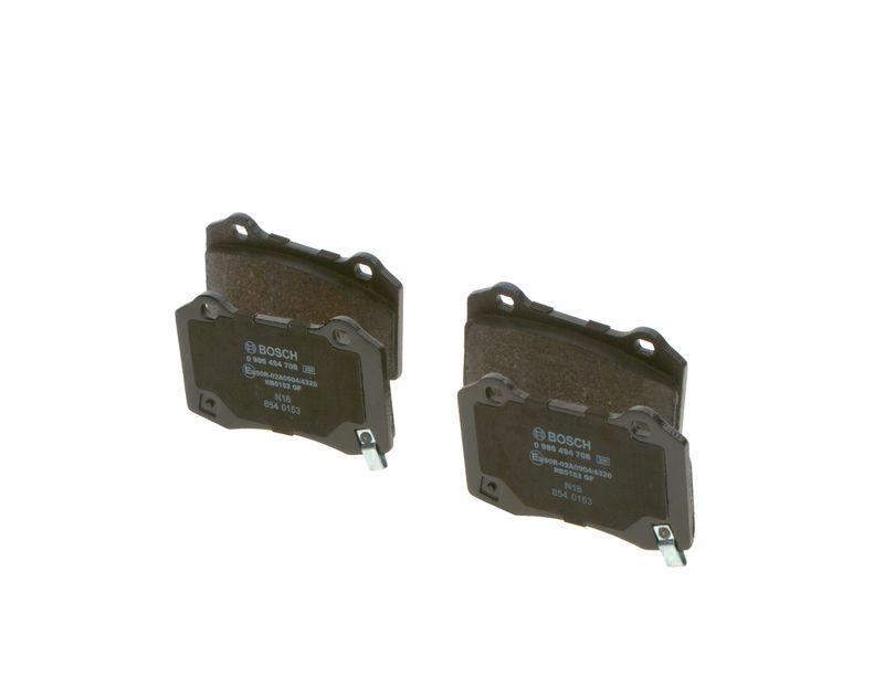 Kit de plaquettes de frein, frein à disque BOSCH 0 986 494 708