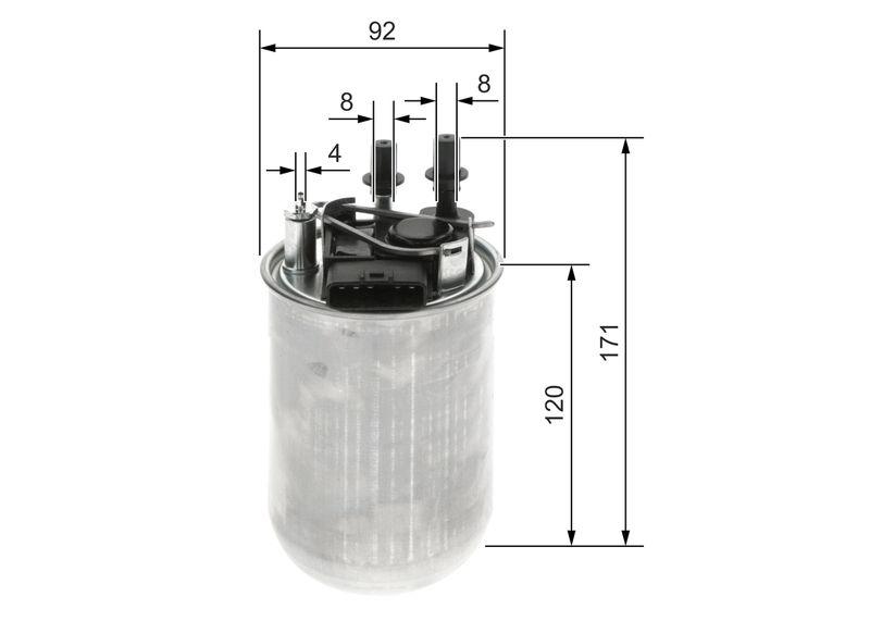 Filtre à carburant BOSCH F 026 402 200