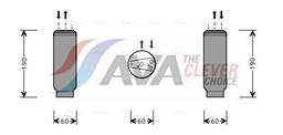 Filtre déshydratant, climatisation AVA QUALITY COOLING ALD003