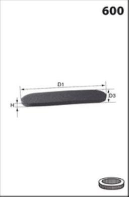 Filtre, air de l'habitacle MECAFILTER ELR7402