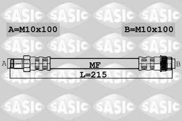 Flexible de frein SASIC 6600013