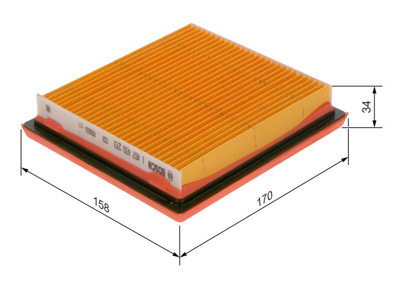 Filtre à air BOSCH 1 457 433 273