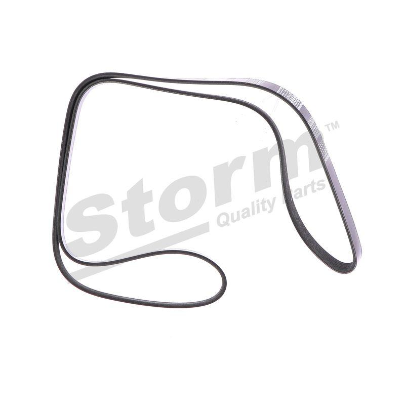Courroie trapézoïdale à nervures STORM QUALITY PARTS STO6PK1713