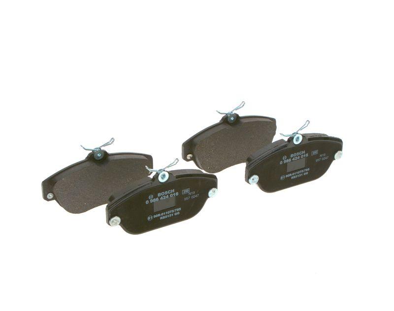 Kit de plaquettes de frein, frein à disque BOSCH 0 986 424 016